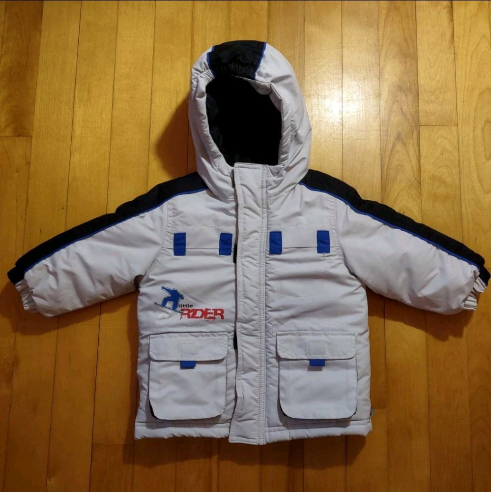 18M LuvGear Little Rider white winter jacket